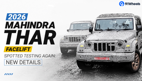 2026 Mahindra Thar Facelift Spotted Testing Again: New Details 